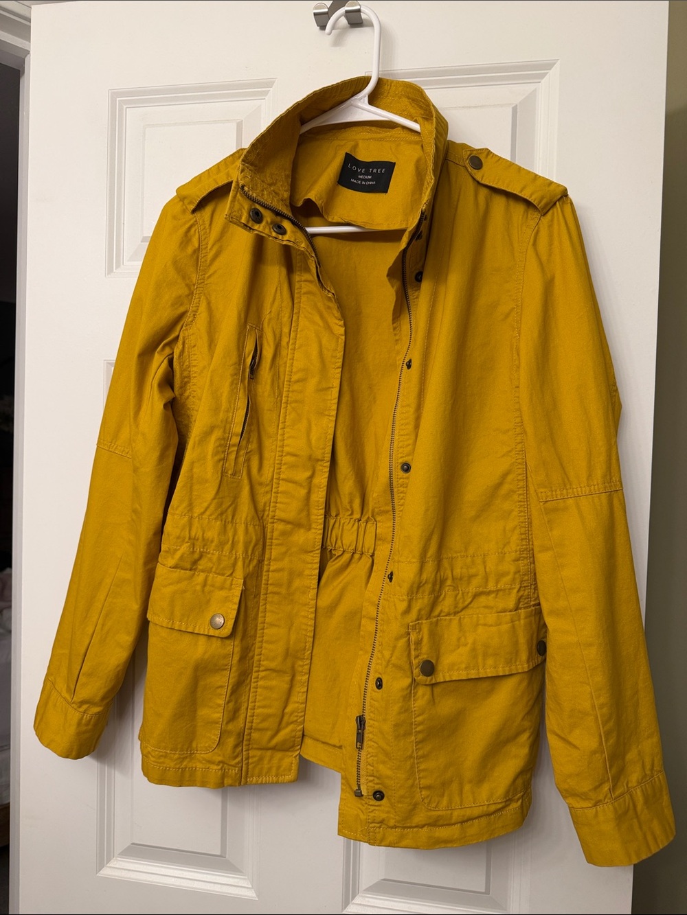 Love Tree Men’s Mustard Yellow Field Jacket